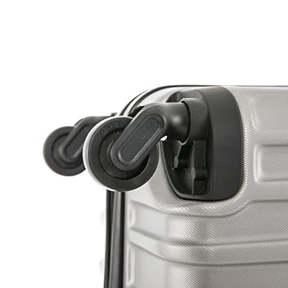 InUSA VASTY 20-Inch Carry-On Hardside Spinner Luggage Lightweight Grey - color: Grey, size: 20 Inch