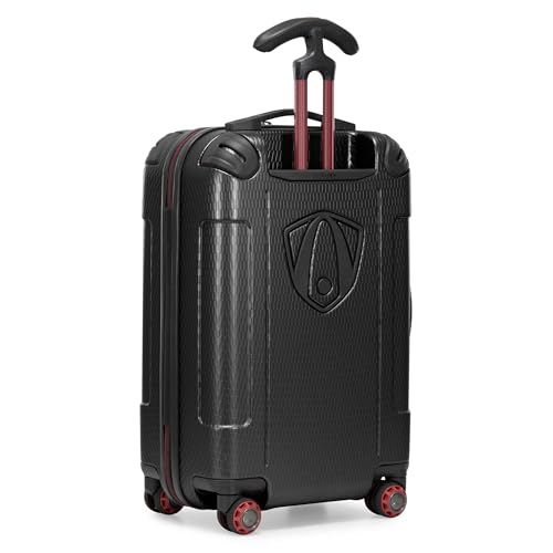 Traveler's Choice Maxporter II Polycarbonate Hardside Trunk with Spinner Wheels, Black, 22-Inch Carry-on Luggage - color: Black, size: 22-inch Carry-on Luggage