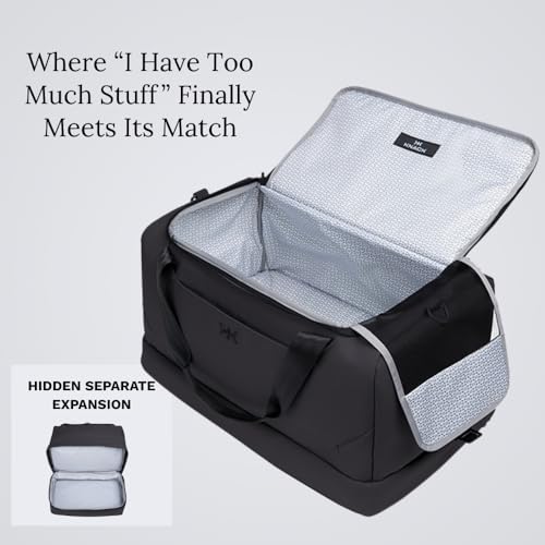 Knack Expandable Travel Duffel Bag, 35L-48L, 4-5 Day - color: Midnight Black, style: Travel Duffel