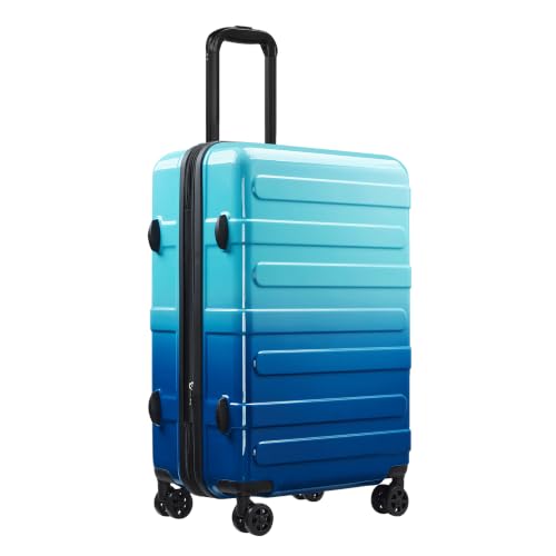 Expandable 20 Inch Carry on Luggage Suitcase with TSA Lock - color: Sky, size: S(carry-on-20")