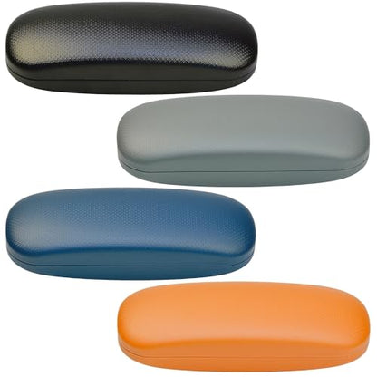 Glasses Case 4 Pack,Eyeglass Case Hard Shell for Women Men,Eye Glass Cases