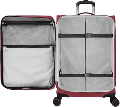 Everest Expandable Softside Spinner - color: Wine, size: 20-Inch Spinner Carry-On