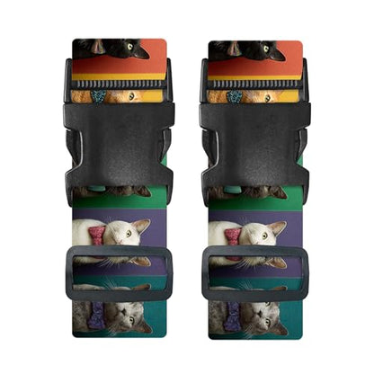 Nuxovilar Luggage Straps Set for Suitcase 1.96x90.5in Polyester - color: YLU10324, size: 1.96"x90.5"