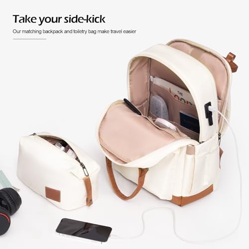 Coolife Luggage 3 Piece Set, Carry-On Hardside Suitcase, Travel Backpack | Lightweight ABS+PC Hardside Suitcase, Spinner Wheels, TSA Lock, Backpack with Charging Port and Back Sleeve, Toiletry Bag - color: Navy, size: 3 piece set (BP/TB/20)