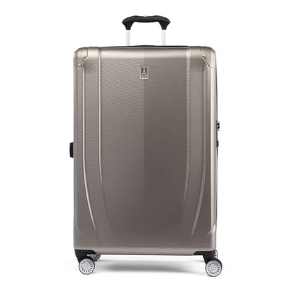 Travelpro Pathways 3 Hardside Checked Luggage Suitcase, Beige, 28-Inch - color: Champagne, size: Checked Large 28 Inch
