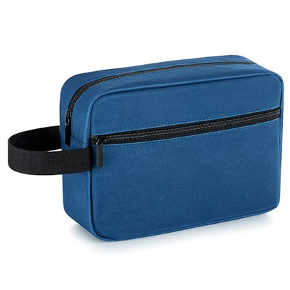 Elviros Hanging Toiletry Bag, Lightweight Travel Dopp Kit, Small, Navy Blue - color: Navy Blue, size: Small
