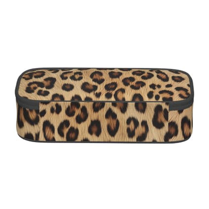 Gkyygk Brown Leopard Big Capacity Makeup Toiletry Bag For Men Women - color: Brown Leopard