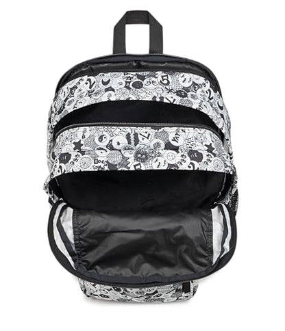 JanSport 34L Big Backpack - 15 Inch Laptop Sleeve, Doodle Dots - color: Doodle Dots