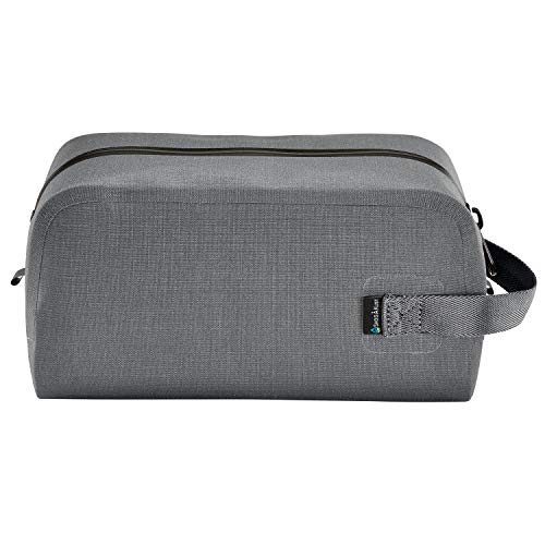 DoppSåk Waterproof & Leak-Proof Travel Toiletry Bag | Large, Charcoal Grey - color: Charcoal Grey, size: Large