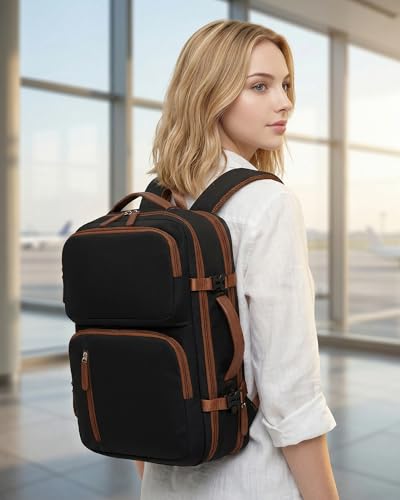 17x13x9 Personal Item Bag Travel Backpack for Men Women - color: White