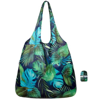 Nanobag XL 25L Tote Foldable Packable Reusable Grocery Shopping Bag - color: Forest
