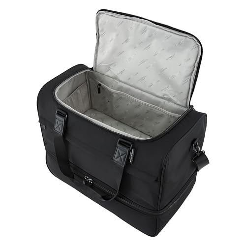 Scotch & Soda Amsterdam Travel Duffel Bag, Black, 20-Inch - color: Black, size: 20-Inch