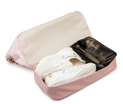 Kinmac Travel Duffel - Overnight Weekender & Gym Bag, Carry-on Tote (Pink) - color: Pink