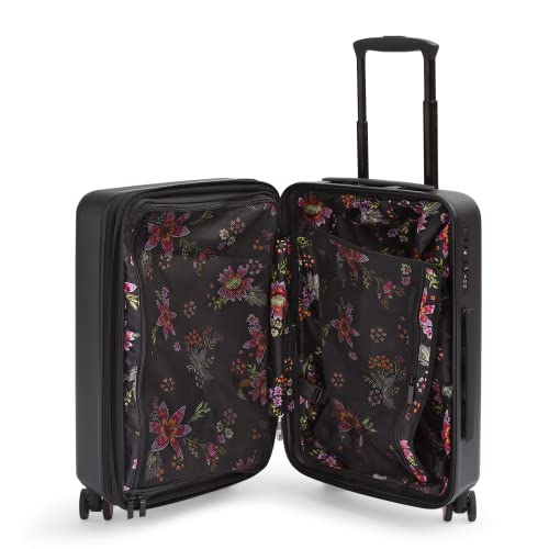 Vera Bradley Women's Hardside Rolling Suitcase Luggage, Black, 22" Carry On, 26" Check In, & 29" Check In - color: Black
