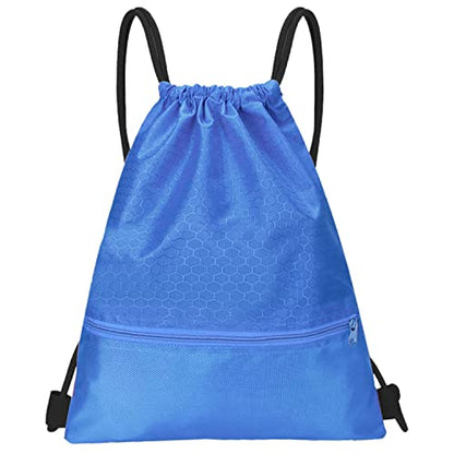 Pimoys Drawstring Backpack Bag - color: Dark Blue