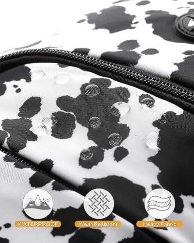 Pritent Crossbody Bags for Women Men Sling Bag Backpack Shoulder Bag - color: Cow Print, size: Large