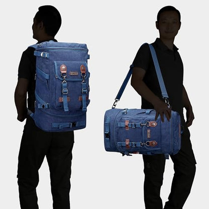 WITZMAN Travel Backpack for Men Women Carry-on Airline Approved - color: Blue