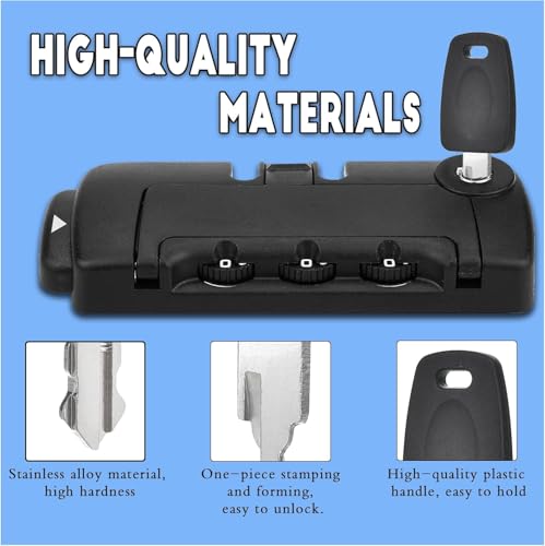 Master Lock 2 Pack Luggage Keys Compatible with 002 Key - size: 002×2