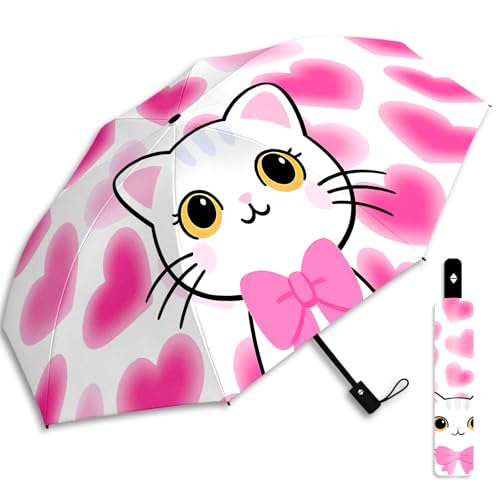 Small Travel Folding Umbrella for Girl - color: UB