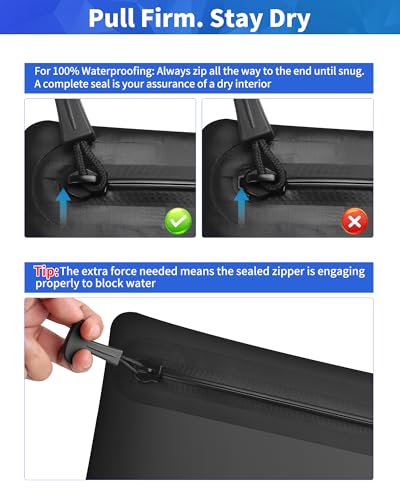 Small Waterproof Document Bag: 11.8x8.2" Document Pouch - size: 11.8x8.2"
