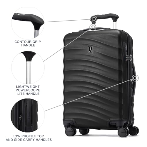 Travelpro Maxlite Air V2 Hardside Expandable Carry-On, Black, 20-Inch - color: Black, size: Carry On 20 Inch
