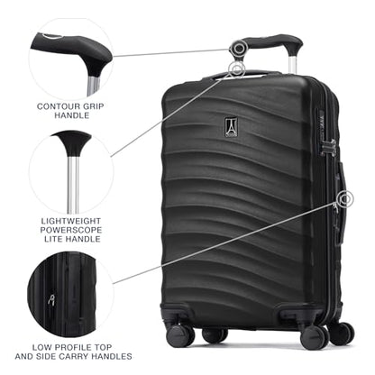 Travelpro Maxlite Air V2 Hardside Expandable Carry-On, Black, 20-Inch - color: Black, size: Carry On 20 Inch