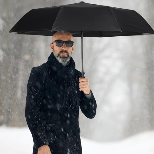 Jexine Windproof Travel Umbrella Compact Small - color: Multicolor