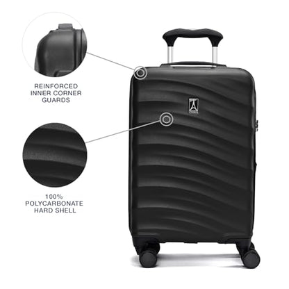 Travelpro Maxlite Air V2 Hardside Expandable Carry-On, Black, 19-Inch - color: Black