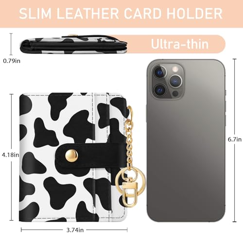 Jogjam Cow Print Rfid Women Wallet, Small Slim Thin Credit Card Holder - color: Cow Print