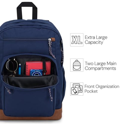 JanSport Cool Backpack, with 15-inch Laptop Sleeve - Large Computer Bag Rucksack with 2 Compartments, Ergonomic Straps, Misty Rose - color: Misty Rose