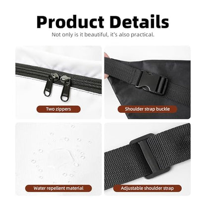 Running Waist Pack Tropical Leaf Pattern 2-in-1 Fanny Pack and Crossbody Bag Hiking Daypack for Men Women Running Travel Hiking Daily Commute - color: A20