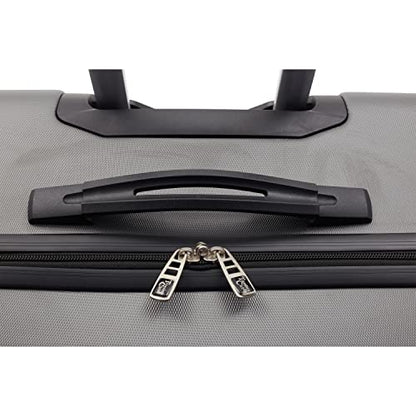 Travelers Club Harper Luggage, Charcoal, 2 Piece Set - color: Charcoal, size: 2-Piece Set