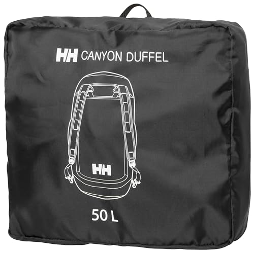 Helly Hansen Unisex Canyon Duffel Pack 50L, 990 Black, One Size - color: 990 Black, size: 50L
