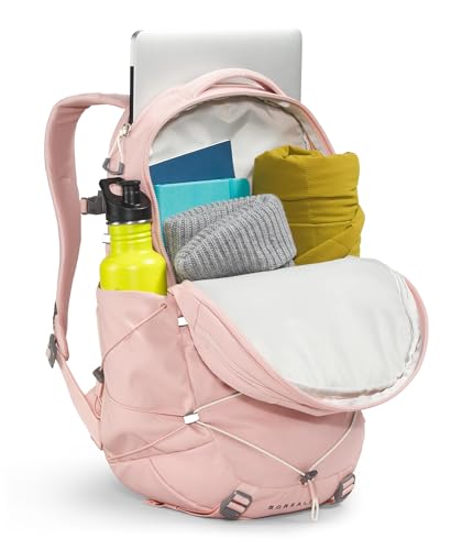 The North Face Women's Borealis Backpack, Pnk Mss Dk Ht/Gardenia Wt-NPF, OS - color: Pink Moss Dark Heather/Gardenia White-npf