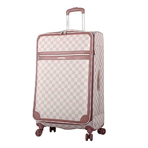 Steve Madden Designer Luggage (Chalet Pink, 28in) - color: Chalet Pink, size: 28 Inches