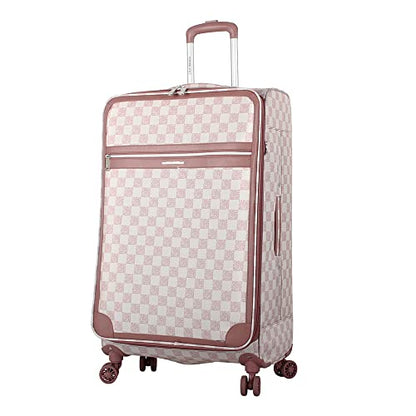 Steve Madden Designer Luggage (Chalet Pink, 28in) - color: Chalet Pink, size: 28 Inches