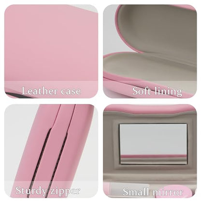 Eyeglass Case Double Sided Travel Size Portable Contact Lens Box 2 in 1 - color: E-Pink