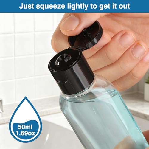 Travel Bottles for Toiletries TSA Approved 6Pack 1.69oz Leak Proof