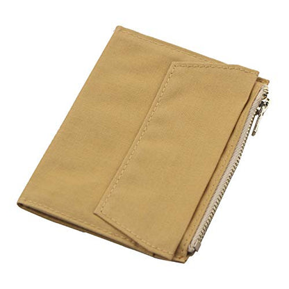 Canvas Zipper Pouch Refill for Travelers Notebook,Insert Pocket Pack with 2 Elastic Bands TN Accessories Paper Card Holder Storage Bag (Passport Size, Yellow) - style: Yellow Passport Size