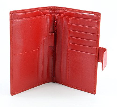 Genuine Sheep Leather Smart Family Size Passport Travel Wallet/Holder - (So Good) - color: So Good