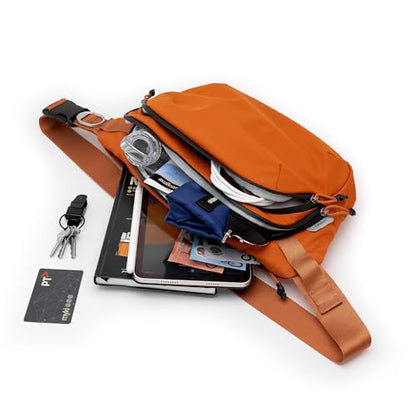 orbitkey Urban Sling Plus Crossbody Bag - Terracotta - color: Terracotta, size: Urban Sling Plus