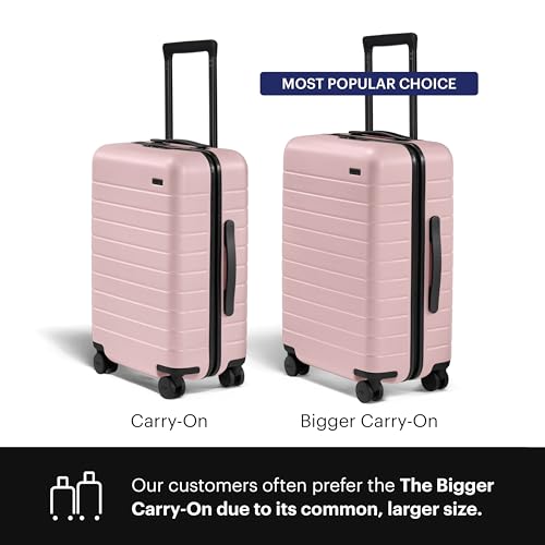 Away The Carry-On Luggage, 22-inch Lightweight Hardside Spinner Suitcase - color: Blush Pink