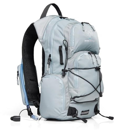 Water Buffalo Sherpa 22L Hiking Hydration Backpack, 2L Bladder - color: Flint
