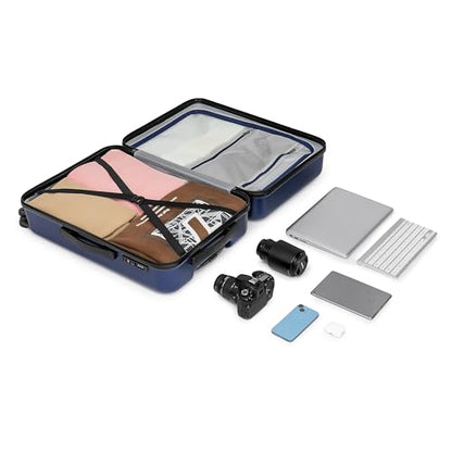 KYME Luggage Sets 2 Piece Hardshell Suitcase with TSA Lock,Navy, 20"/24" - color: Navy Blue, size: 2Pcs Set(20"/24")