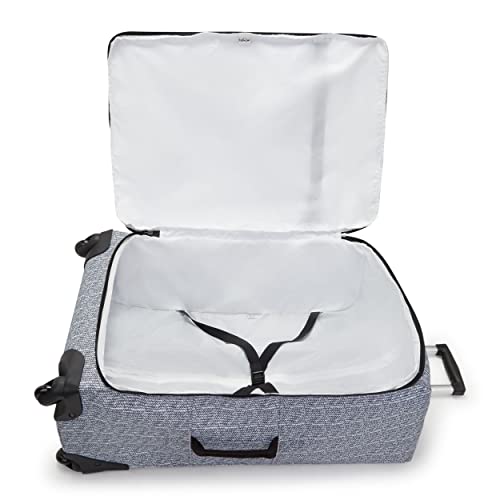 Kipling Women’s Darcey Small 22-Inch Softside Carry-On Rolling Luggage, Nylon, 360 Degree Spinning Wheels - color: Simply Chevron