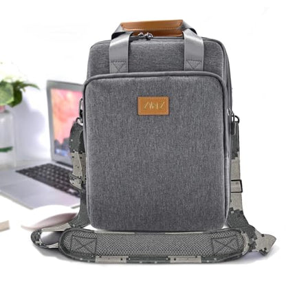 Shoulder Strap 58" Ultra-Thick Fixed Padded and Adjustable Buckles Crossbody Strap for Briefcase Laptop Bag Luggage - color: Camouflage Gray