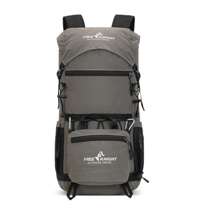 Bseash 30L Lightweight Hiking Backpack, Gray - color: Gray