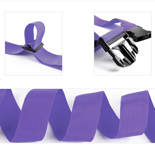 80In Luggage Straps for Suitcase Travel Belt Accessories, 2 Pack Purple - color: 4Pcs Purple