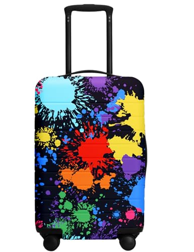 Luggage Covers For Suitcase TSA Approved, Fits 18-32 Inch - color: Graffiti, size: S(18"-22" Suitcase)