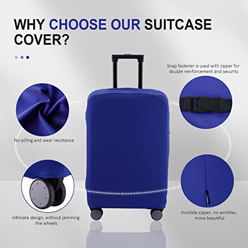 Travel Luggage Cover - Scratch-Resistant Fit 19-33 Inch, Blue, 3XL - color: Blue, size: 32-33 inch
